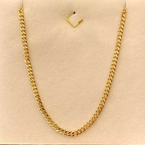 Corrente Groumet Ouro 18K 60cm